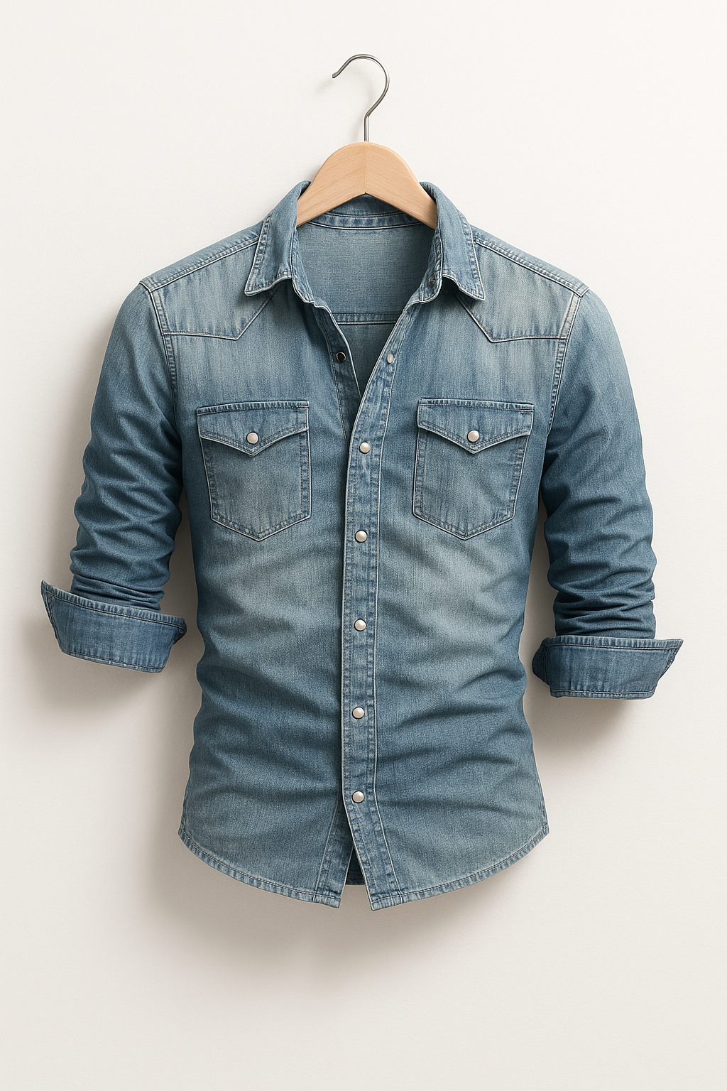 Men's Denim Shirt Casual 1