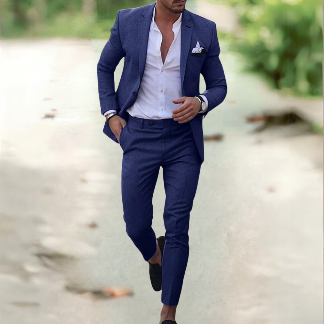 Men's Fashion Suit Set (Jacket + Trousers) 0