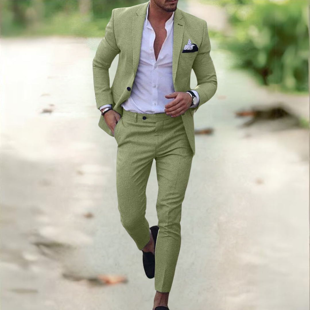 Men's Fashion Suit Set (Jacket + Trousers) 3