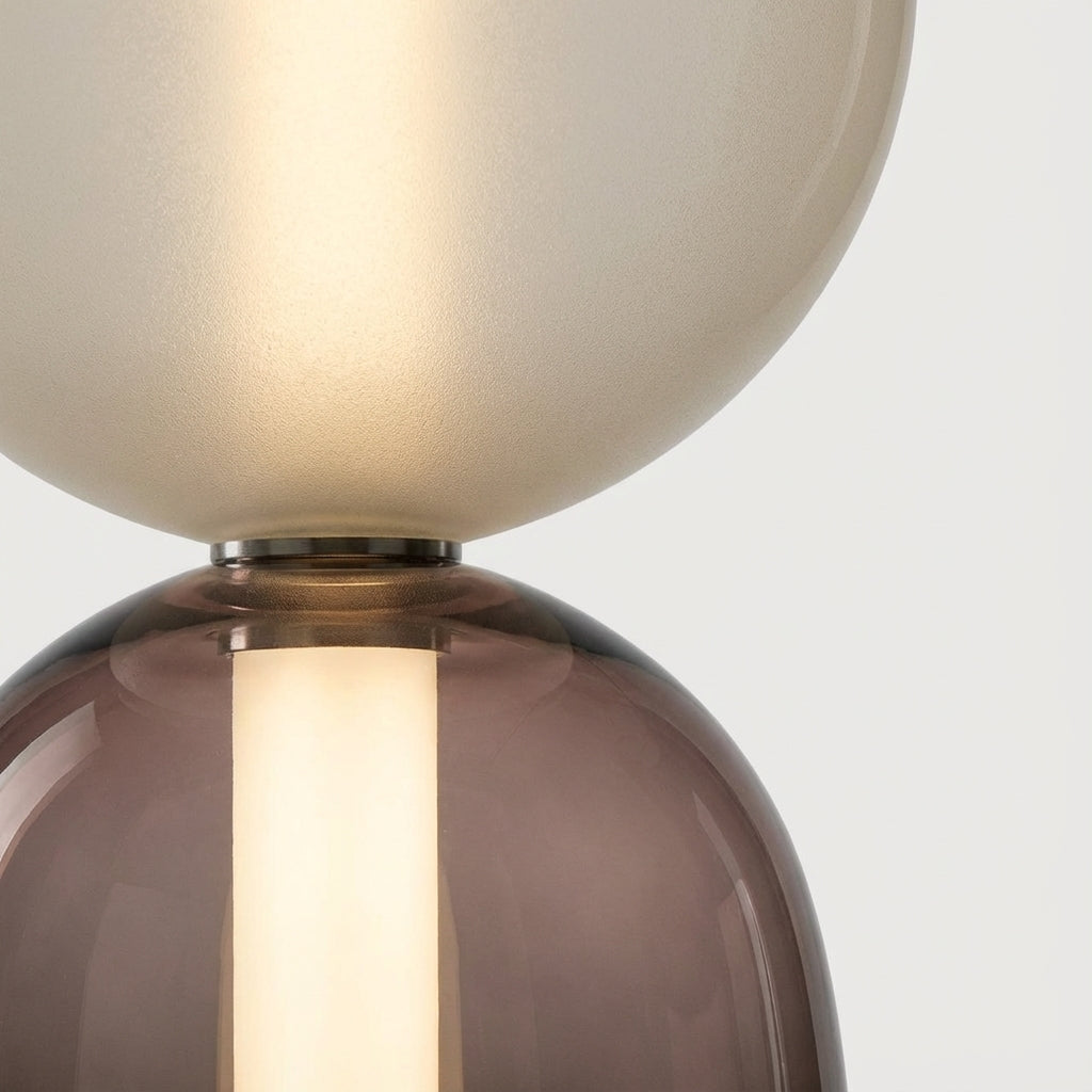 Minimalist Iron and Glass Adjustable Multicolor Mood Table Lamp