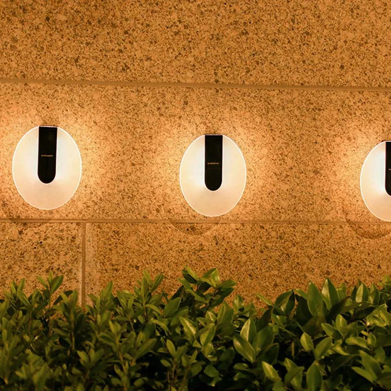 Sleek Round Weatherproof Outdoor Wall Light