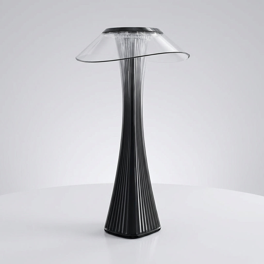Sculpted Silhouette Cordless Rechargeable Ambient Glow Table Lamp