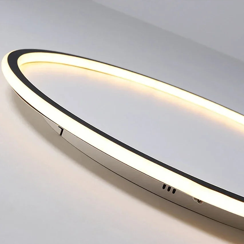 Scandinavian Minimalist Round Aluminium Acrylic Dimmable Ceiling Light