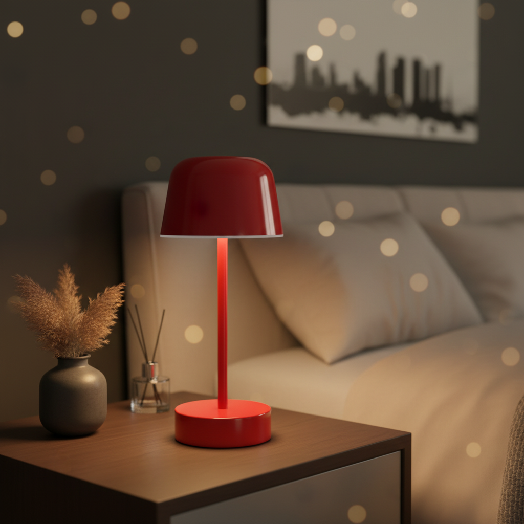 Sleek Cordless Dimmable Table Lamp with Adjustable Color Temperature