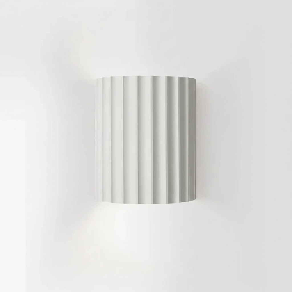 Sculptural Resin Artistic Wall Light With Textured Finish