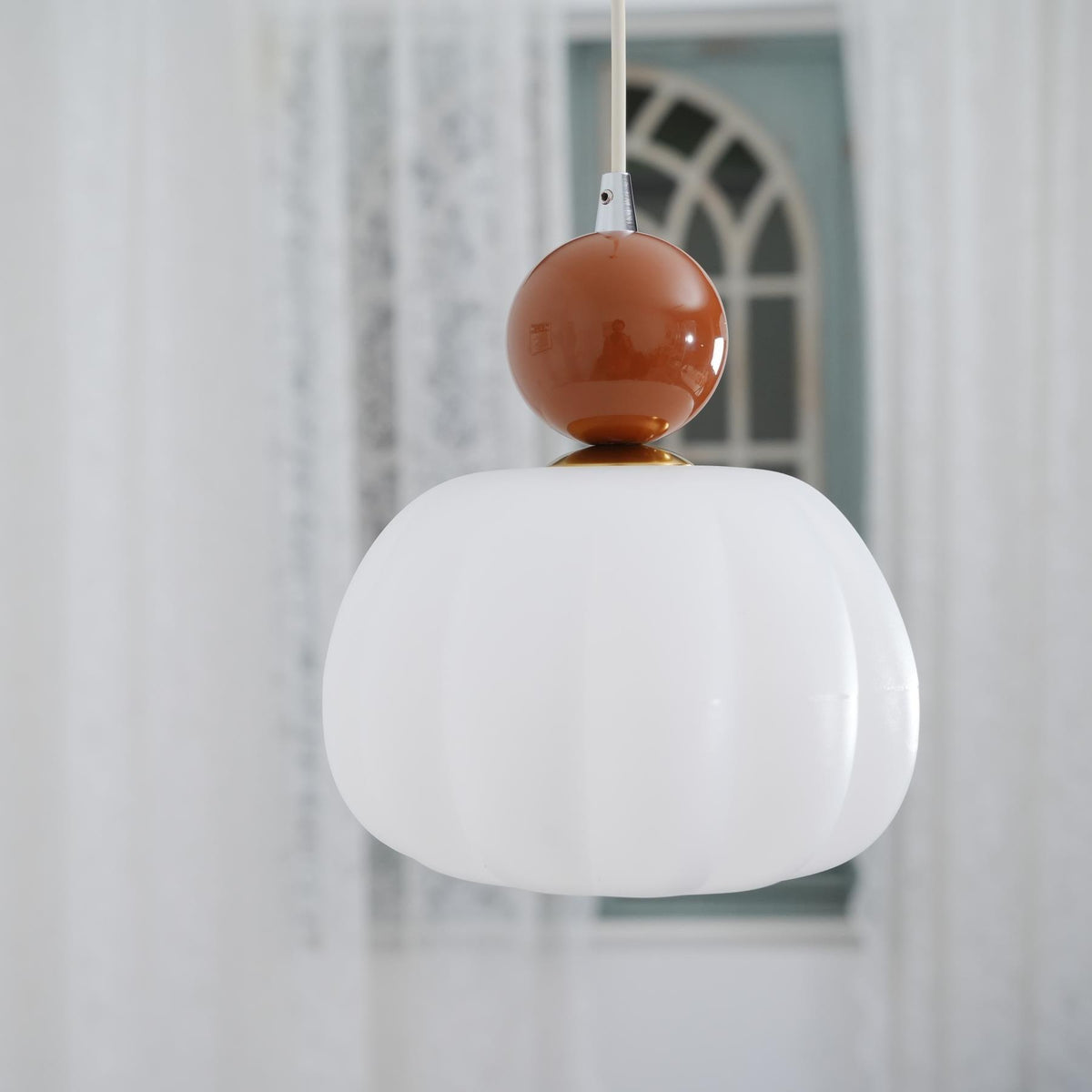 Organic Round Acrylic Diffuser Pendant Light