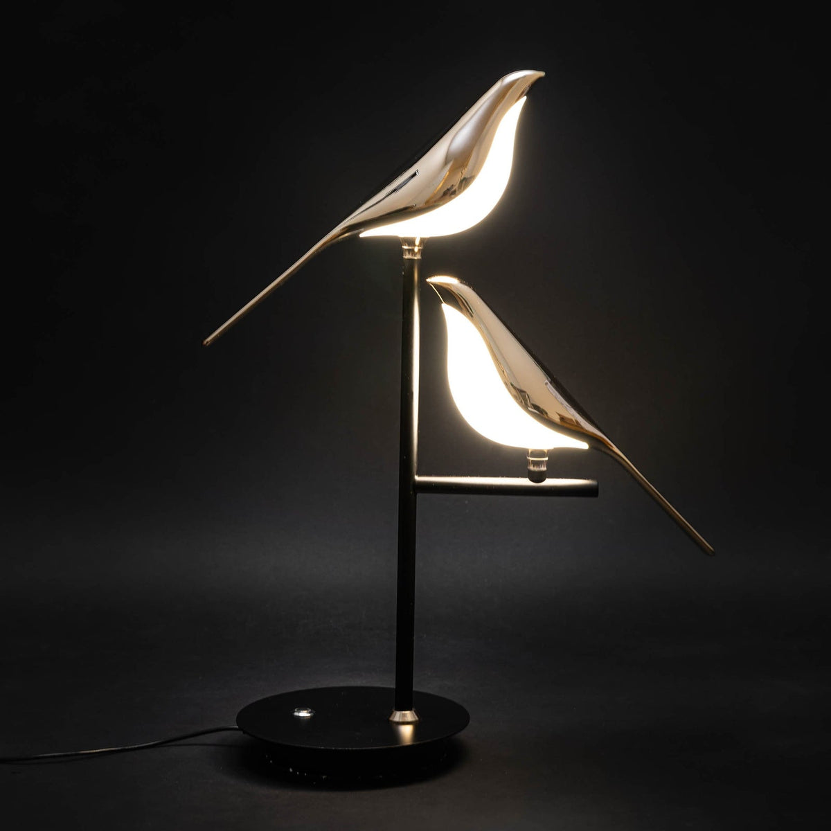 Perched Bird Sculpture Modern Nordic Metal Wall Light