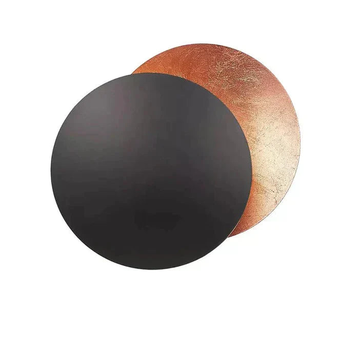 Solar Eclipse Inspired Overlapping Discs Modern Wall Light