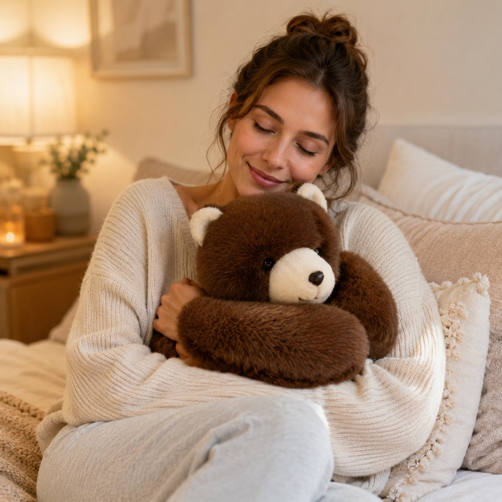 Soft Rounded Hugging Animal Plush Pillow Toy