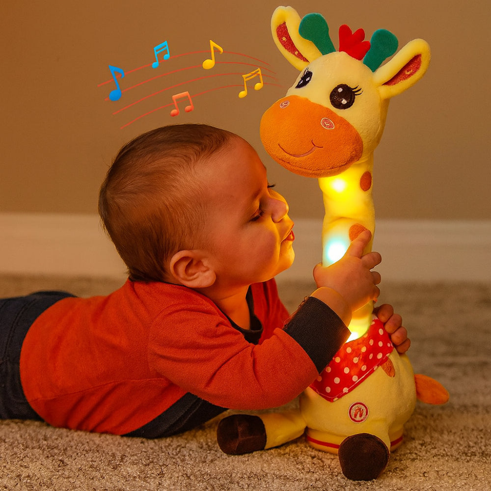 Cuddly Singing Talking Giraffe Plush Interactive Musical Toy