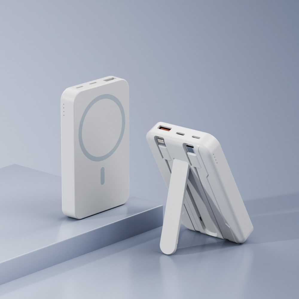 Magnetic Stand Fast Charging Wireless Portable Power Bank
