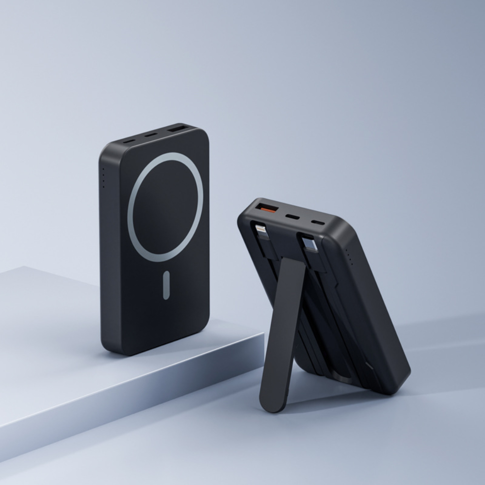 Magnetic Stand Fast Charging Wireless Portable Power Bank