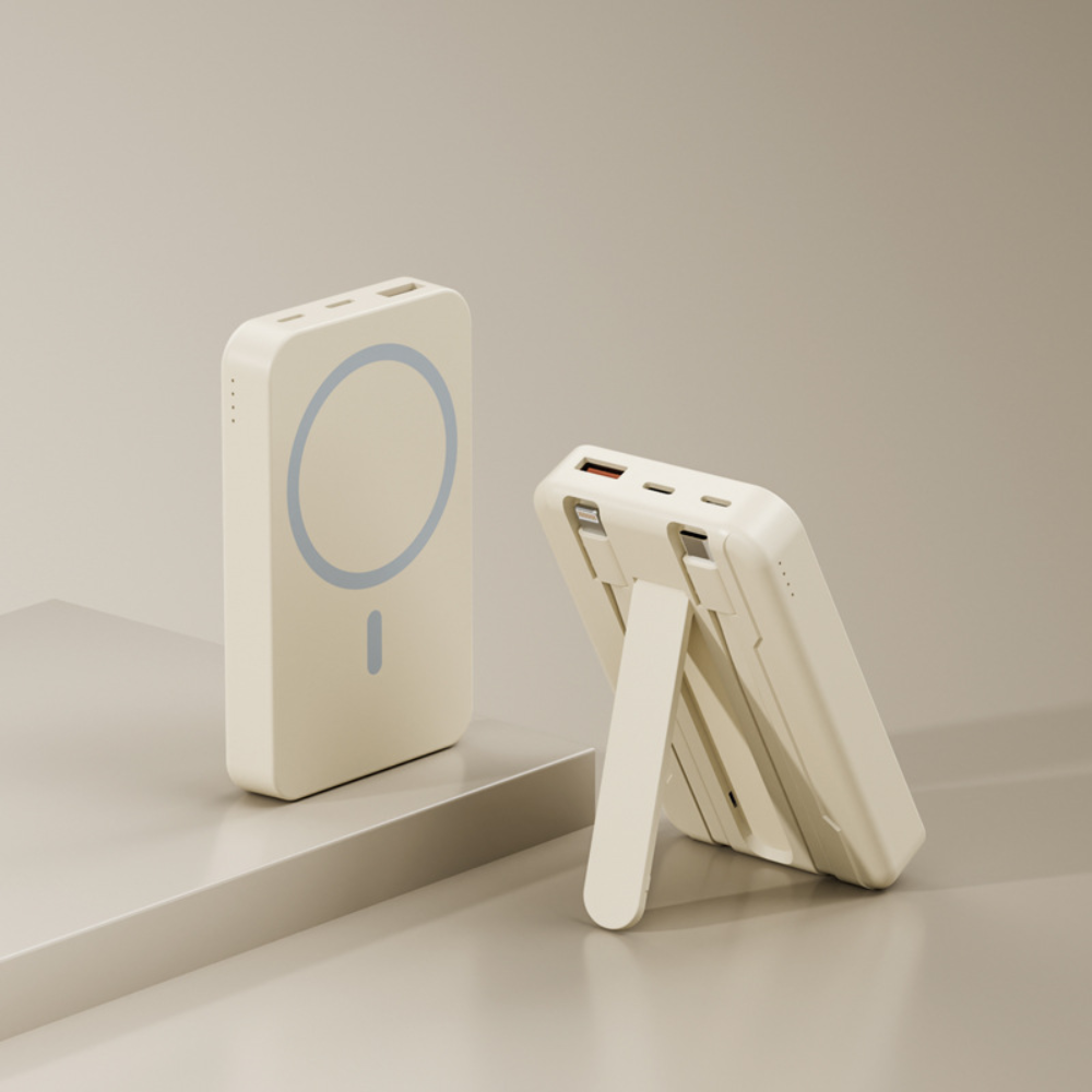 Magnetic Stand Fast Charging Wireless Portable Power Bank