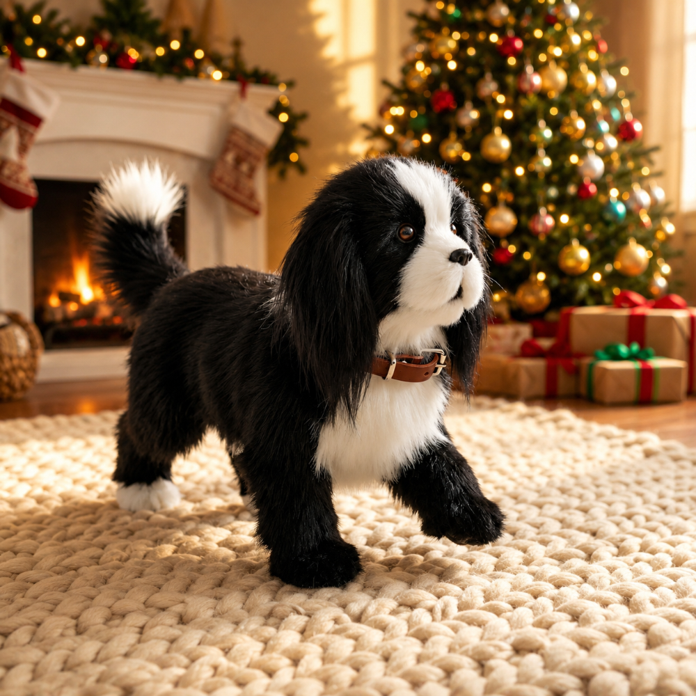 Lifelike Walking Barking Gesture Responsive Interactive Puppy Robot Dog Toy