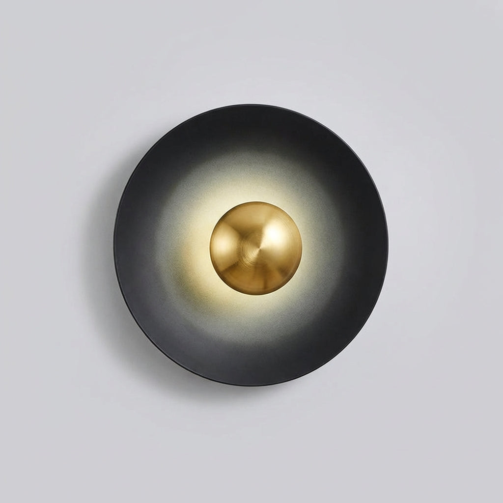 Round Halo Glow Minimalist Circular Wall Light