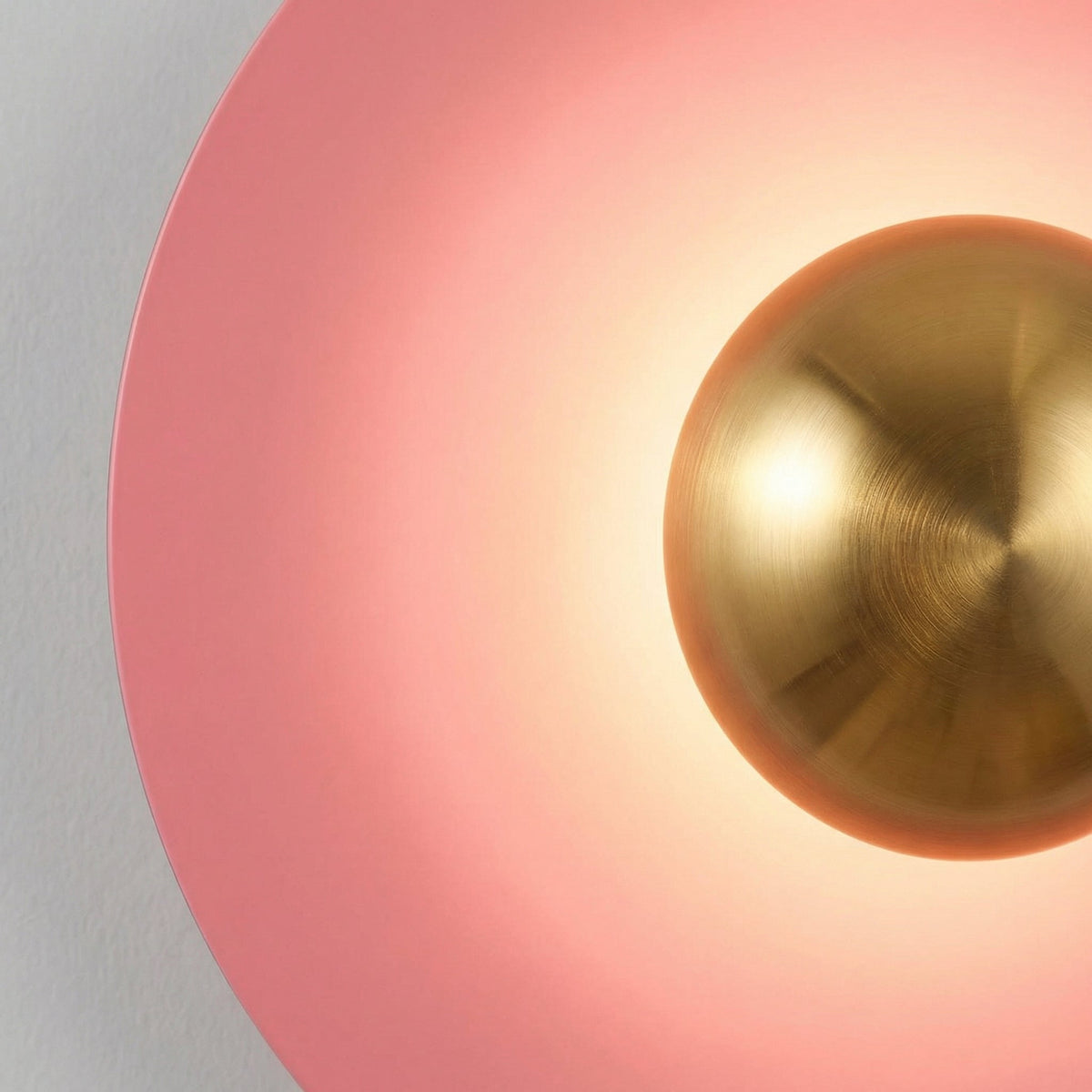 Round Halo Glow Minimalist Circular Wall Light