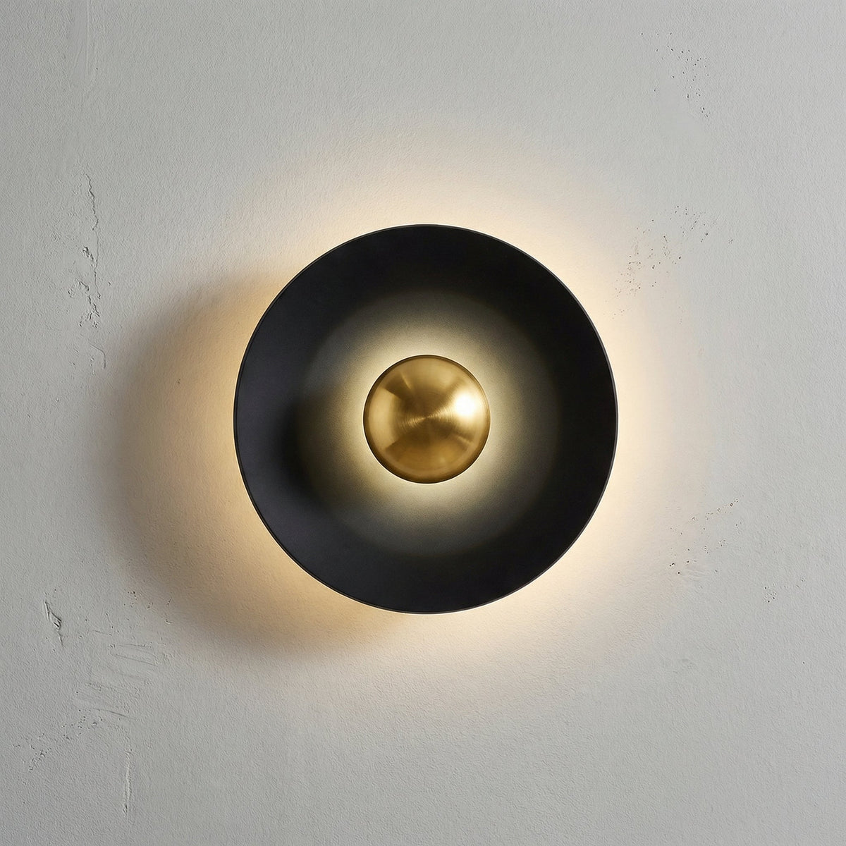 Round Halo Glow Minimalist Circular Wall Light