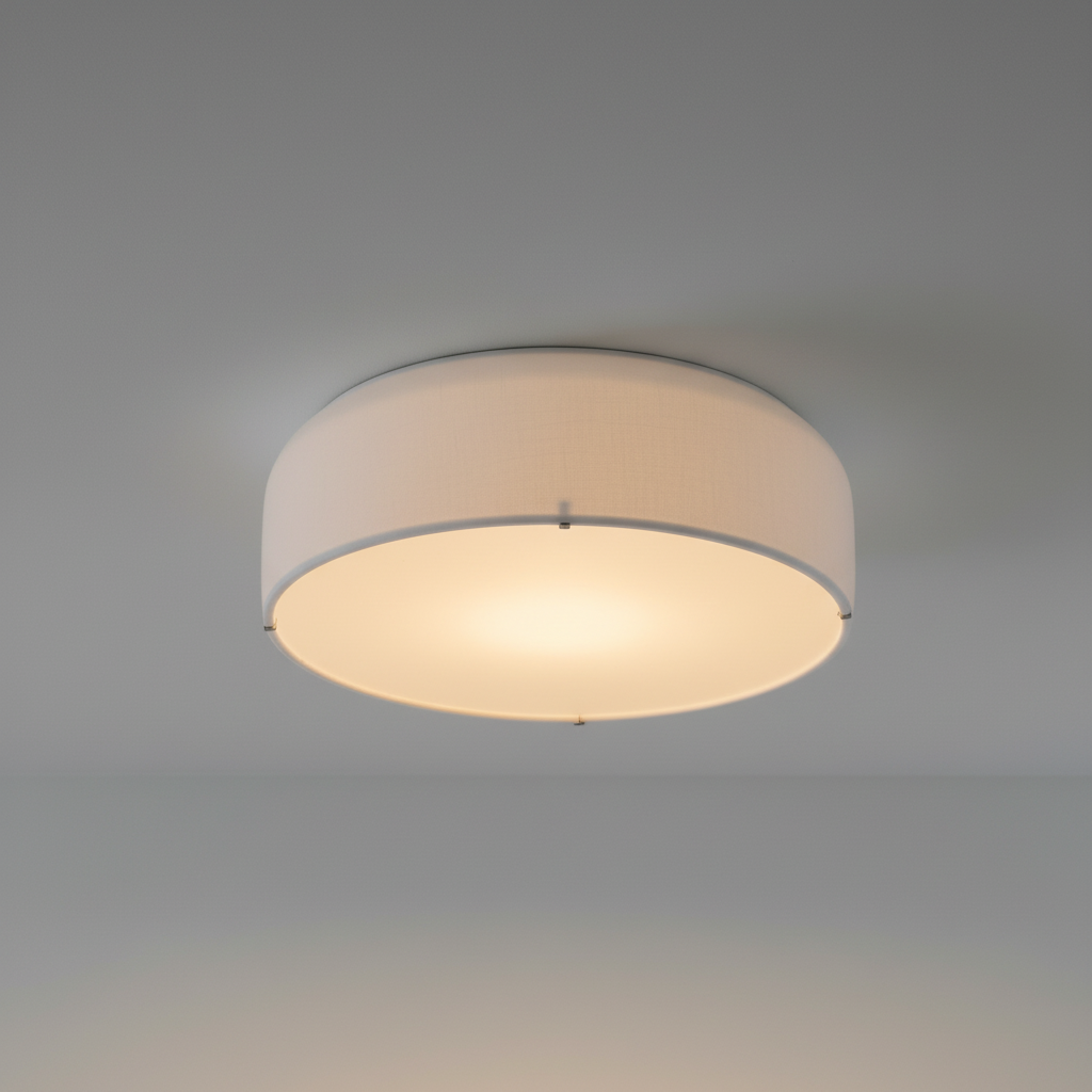Round Dome Retro Metal Acrylic Dimmable Ceiling Light