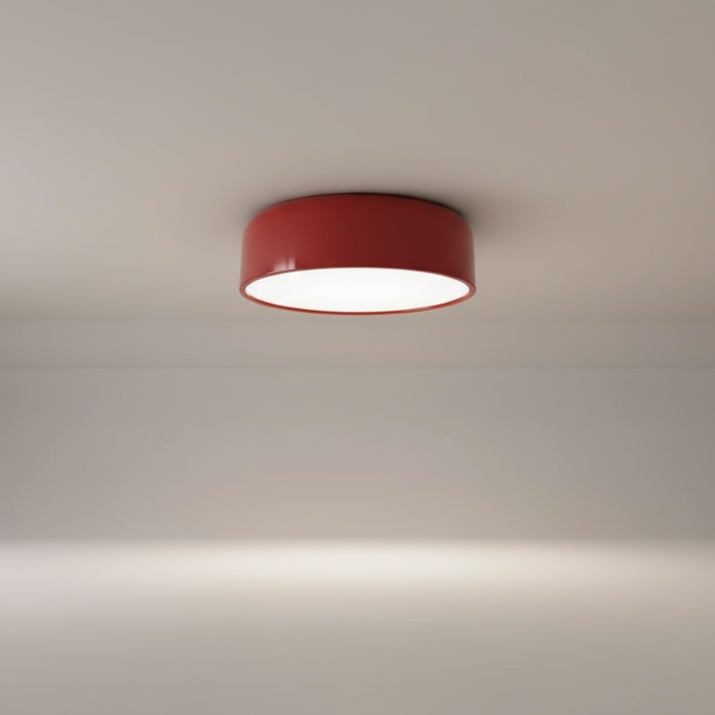 Round Dome Retro Metal Acrylic Dimmable Ceiling Light
