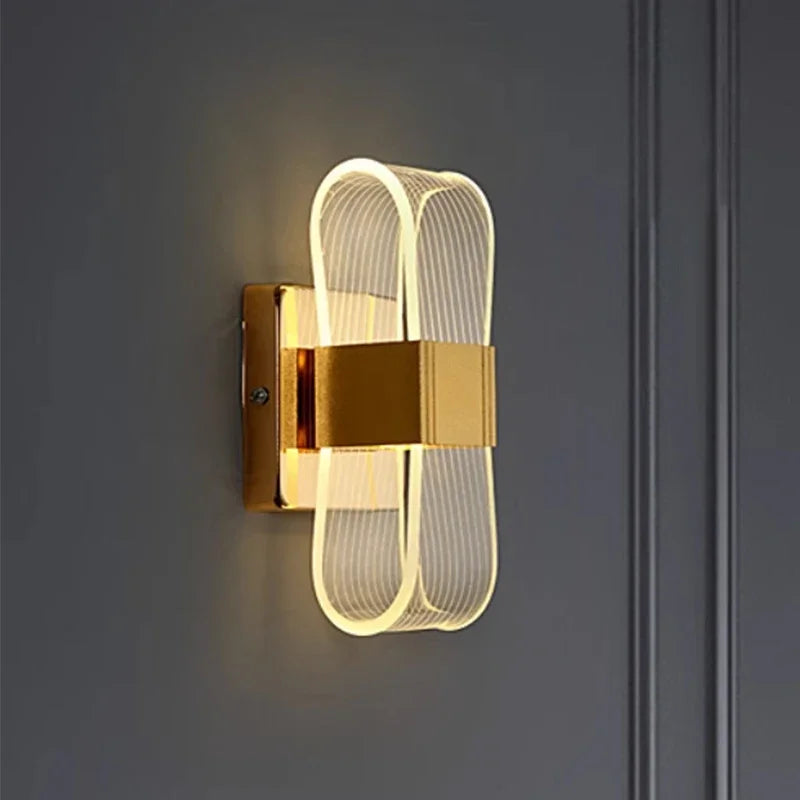 Sculptural Looped Aluminium Nordic Minimalist Wall Light