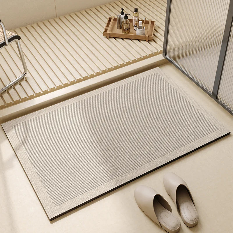 Soft Minimalist Quick-Dry Non-Slip Super Absorbent Bath Mat