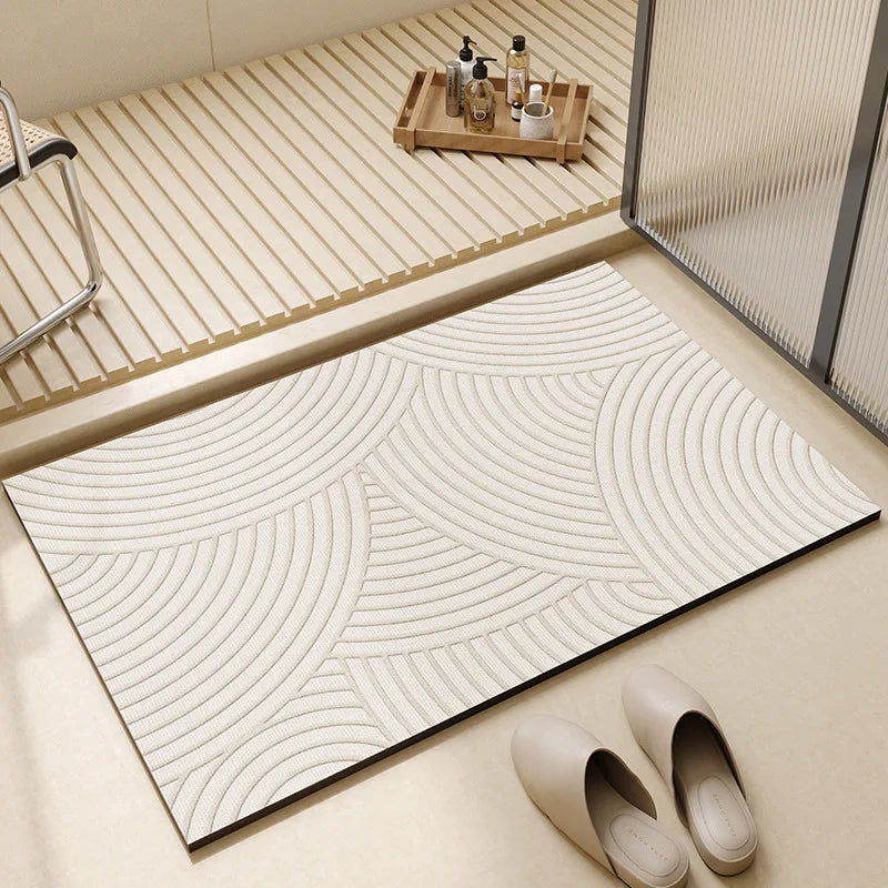 Soft Minimalist Quick-Dry Non-Slip Super Absorbent Bath Mat