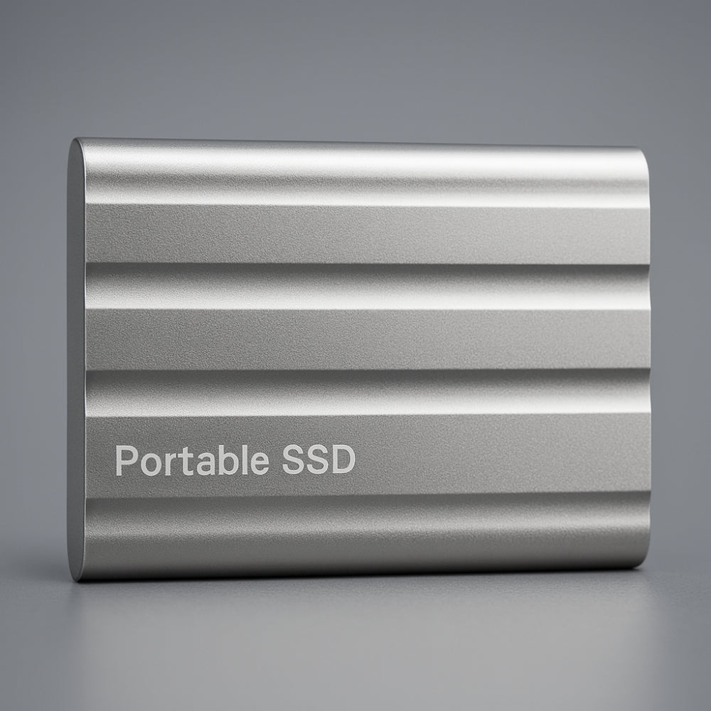 Compact Metal Enclosure Portable SSD External Storage Drive