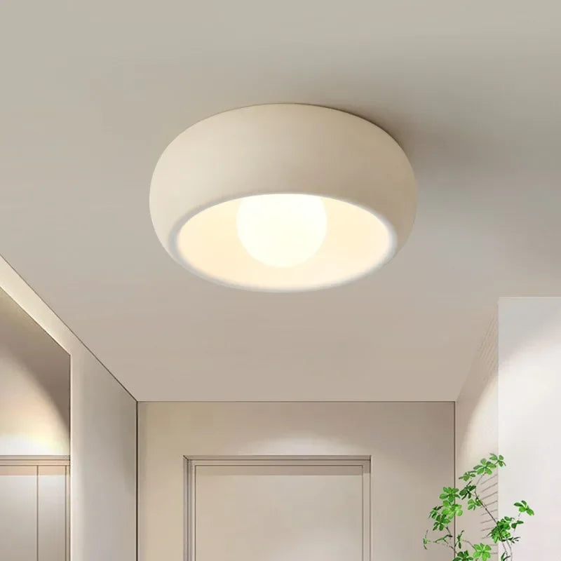 Minimalist Circular Flush-Mount Ceiling Light For Modern Homes