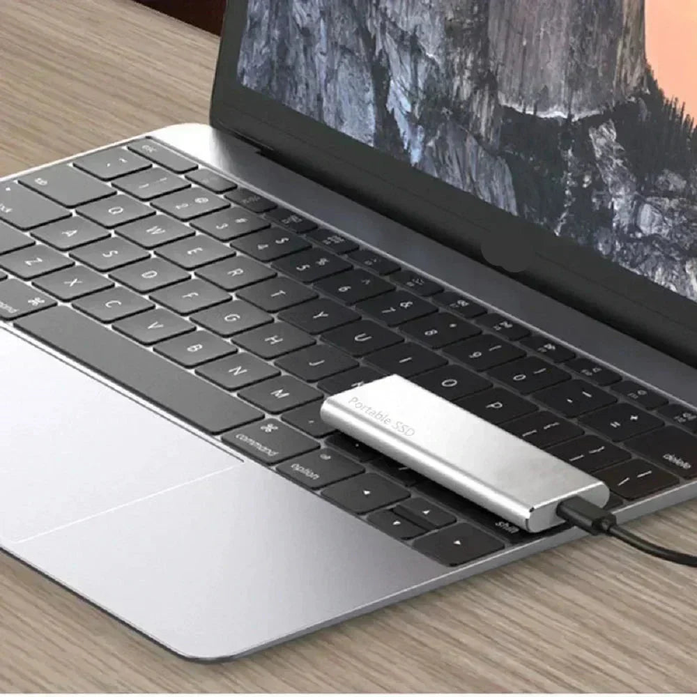 Slim Lightweight Plug And Play Portable External SSD Drive