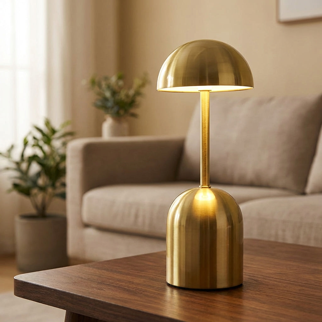 Scandinavian Metallic Dimmable Adjustable Brightness Desk Table Lamp