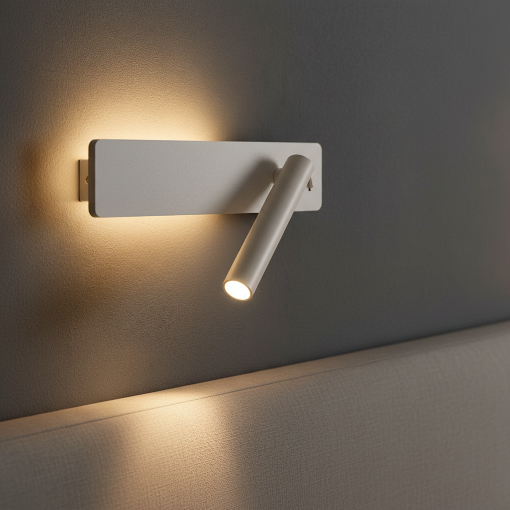 Adjustable Swivel Arm Dimmable Bedroom Reading Wall Light