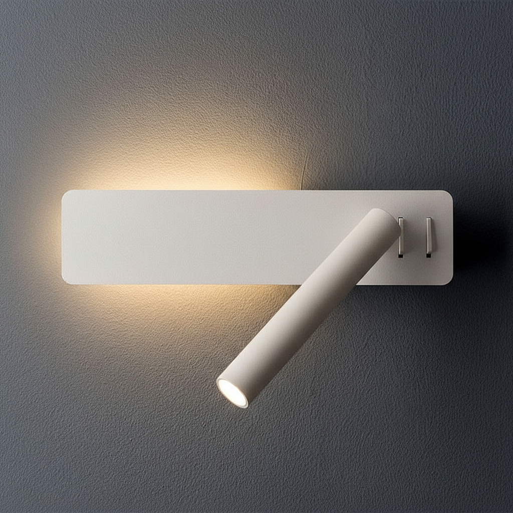 Adjustable Swivel Arm Dimmable Bedroom Reading Wall Light