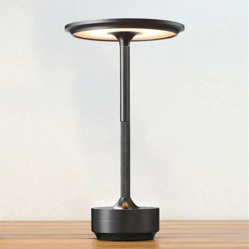 Minimalist Aluminium Cordless Touch Dimmable Rechargeable Table Lamp