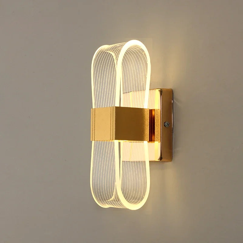 Sculptural Looped Aluminium Nordic Minimalist Wall Light