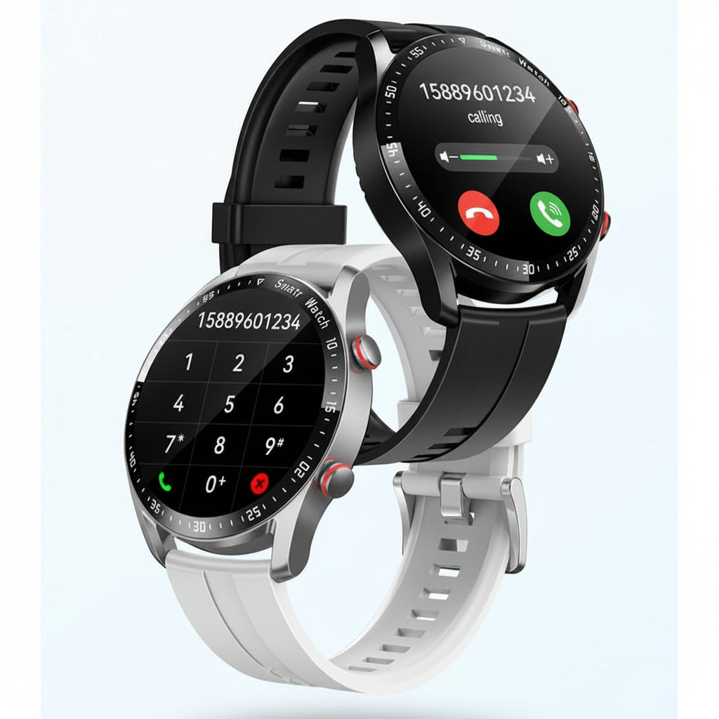 Water-Resistant Bluetooth Heart Rate Monitoring Multifunction Fitness Tracker Smartwatch