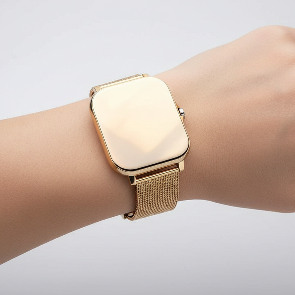 Slim Touchscreen Fitness Tracker Wristband Smartwatch