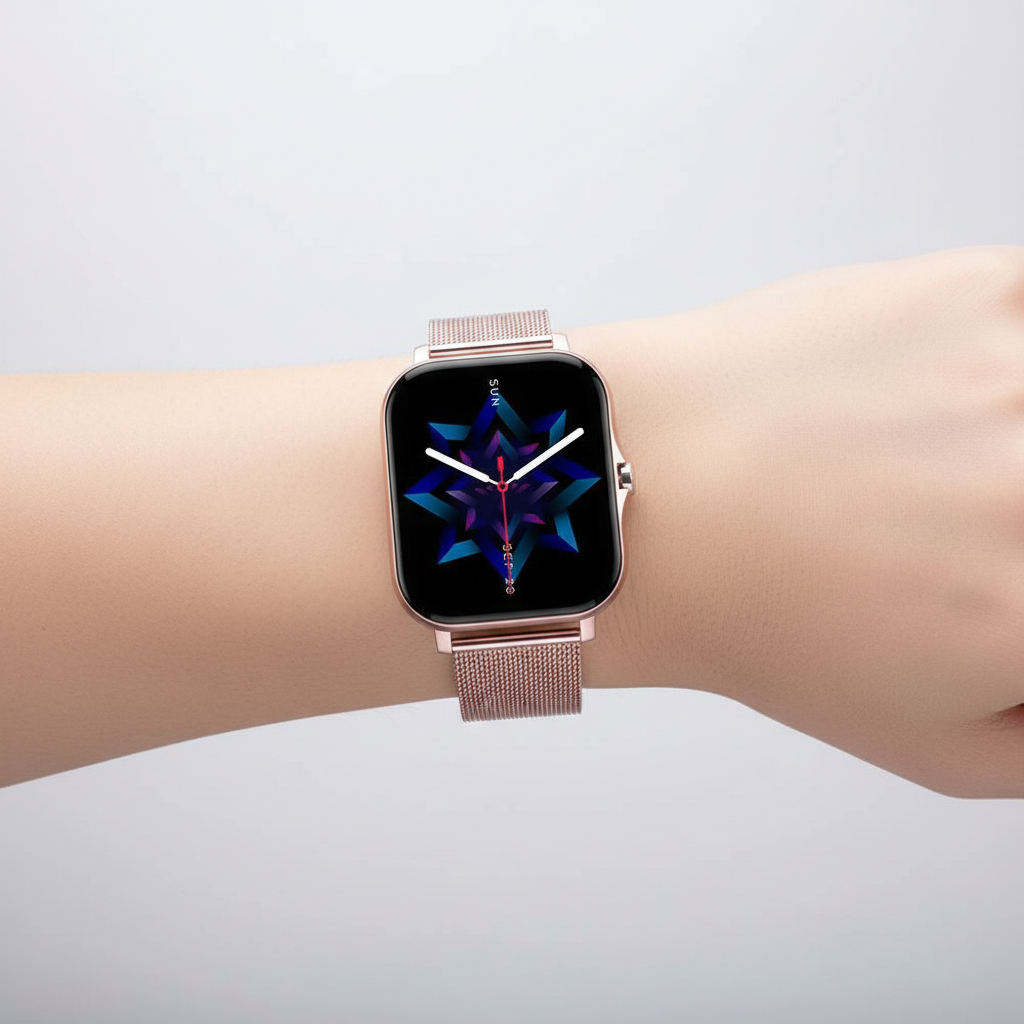 Slim Touchscreen Fitness Tracker Wristband Smartwatch