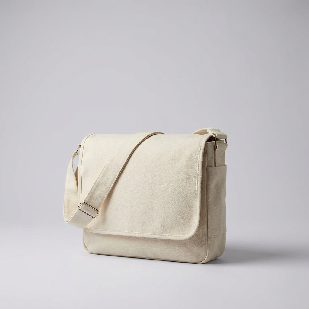 Sturdy Fabric Adjustable Strap Canvas Shoulder Bag