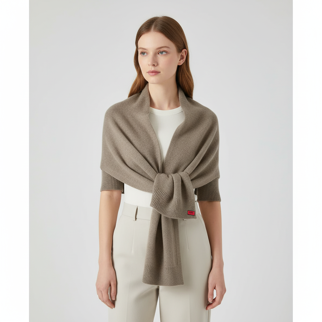 Soft Knit Versatile Wrap Scarf And Blanket