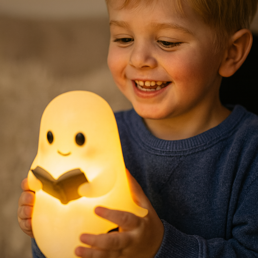 Cute Ghost Shaped Bedside Night Light Table Lamp