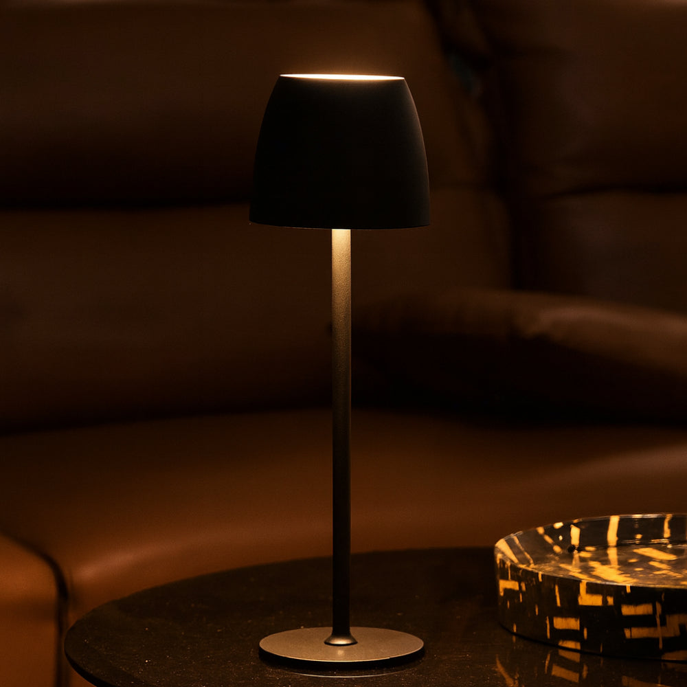 Minimalist Slim Silhouette Cordless Rechargeable Dimmable Indoor Outdoor Table Lamp