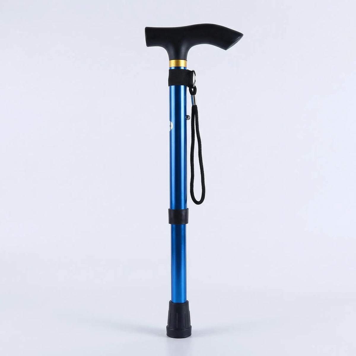 Compact Telescopic Multi-Section Aluminum Alloy Folding Walking Stick
