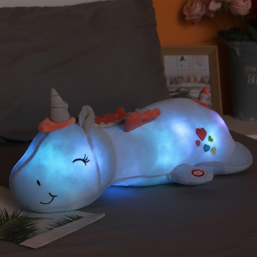Cuddly Soft Glow Unicorn Plush Night Light Toy