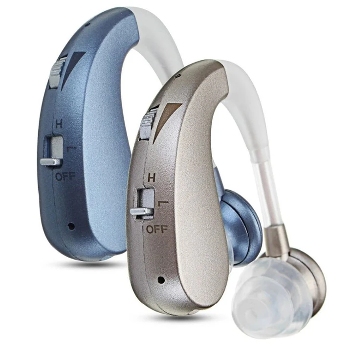 Rechargeable Noise Reducing Bluetooth In-Ear Hearing Aid Earphones