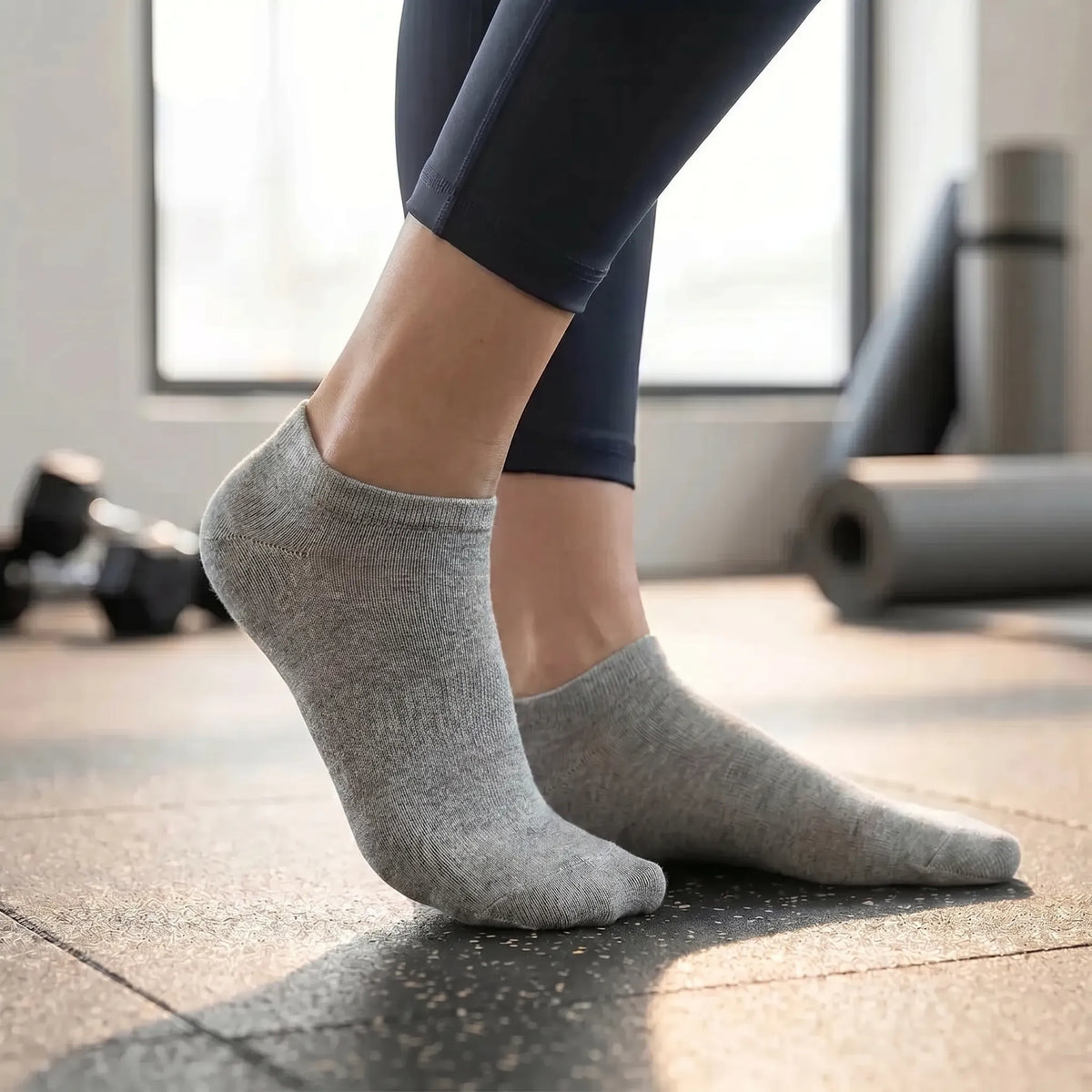 Breathable Lightweight Unisex Low-Cut Sneaker Ankle Socks Bulk Pack
