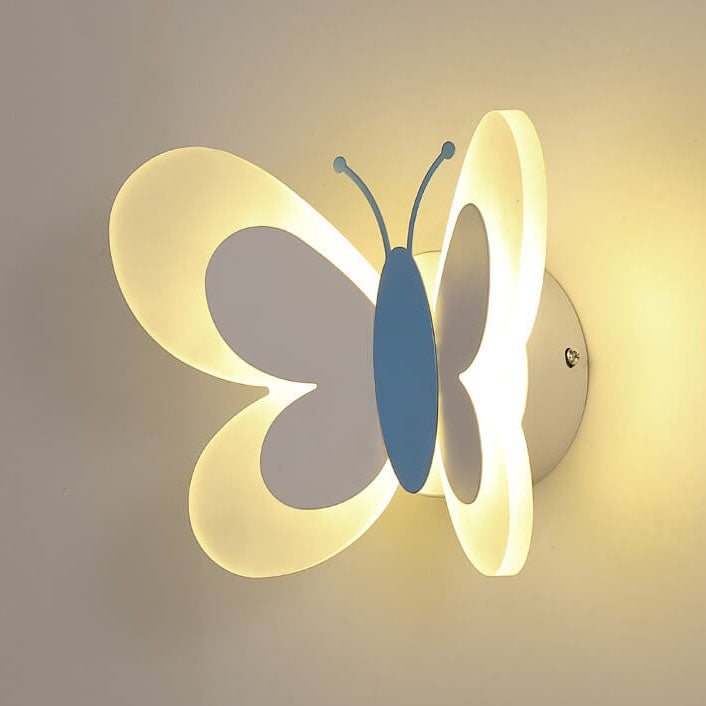 Playful Butterfly Shaped Energy Efficient Warm Glow Wall Light