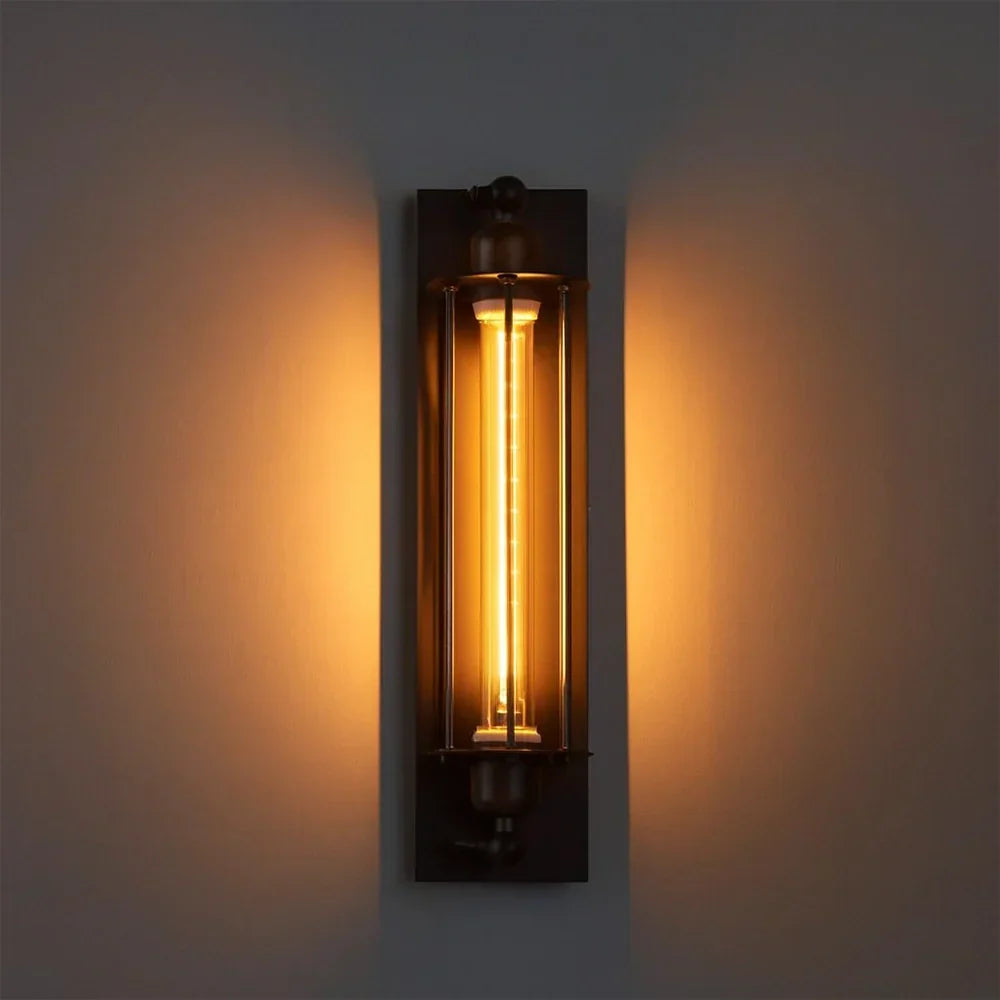 Vintage Slim Metal Mounted Indoor Accent Wall Light