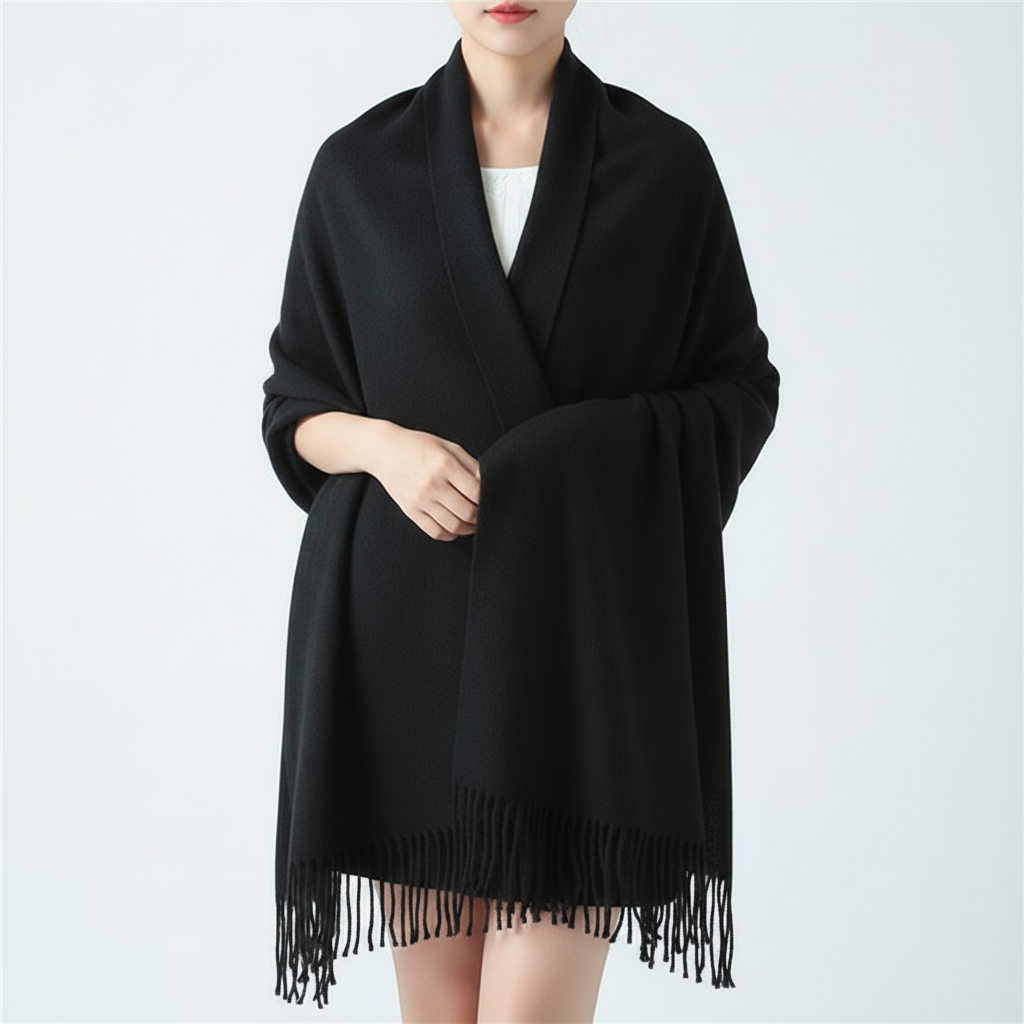 Soft Diamond Pattern Oversized Wrap Scarf