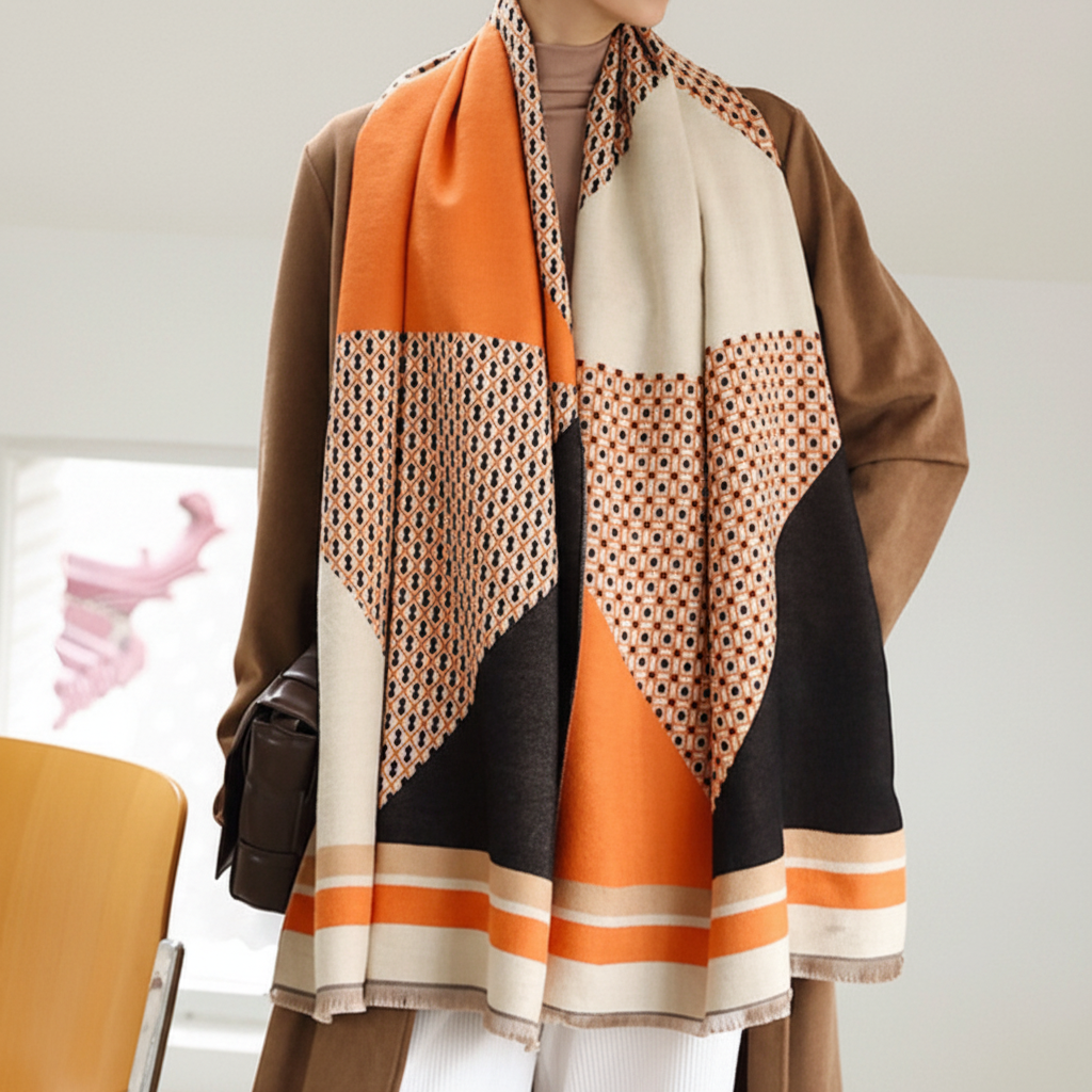 Soft Breathable Hypoallergenic Versatile Winter Scarf Bandana Headscarf Wrap