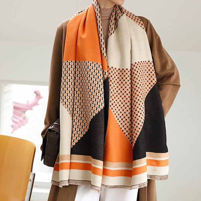 Soft Breathable Hypoallergenic Versatile Winter Scarf Bandana Headscarf Wrap